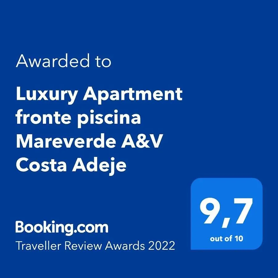 Luxury Apartment Fronte Piscina Mareverde A&V Costa Adeje  Адехе